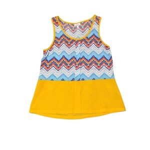 Pixley Multicolor Chevron Tank Top